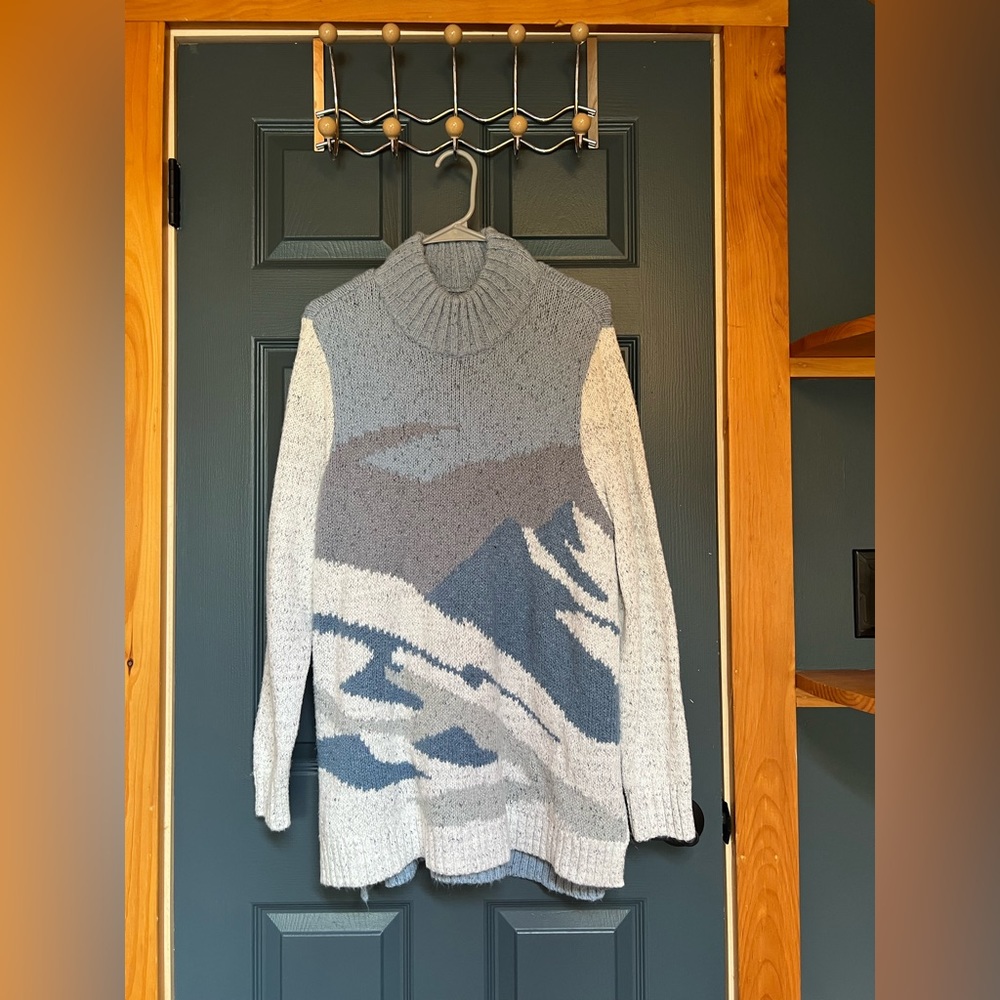 L.L.Bean Heavy Mock Neck Sweater